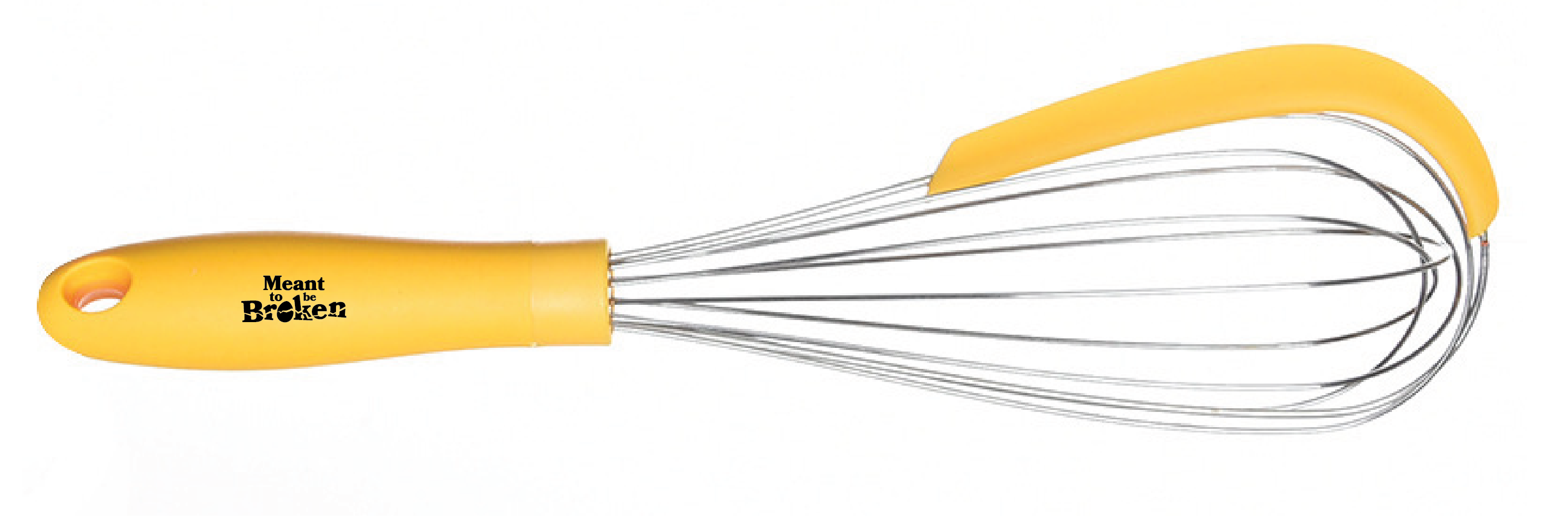 Stainless Steel Egg Beater with Silicone Spatula